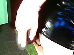 long cam4 cam show in latex mini skirt and boots. anal dildo. ass to mouth. eat own cum at e...