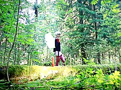 This steamy porn video features a couple getting wild in the forest, exploring their passion...