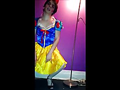 SHEMALESLUT XXXFERRARI Princess Snow White loves playing with her favorite dildo, the XXXFer...