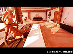 Sexy 3d animated shemale couples sucking and fucking, giving and getting big facials then cl...