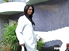 Kelly Costa has her own method to nurse about her patients... She takes their dicks in her m...