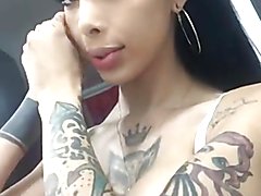 This hot Latin ladyboy video features a sexy shemale with big tits and a big cock, ready to ...