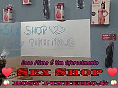 This hot trans porn video features Rosy Pinheiro, a dotada travesti with a big cock and big ...