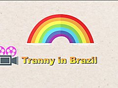 This Brazilian transex video features an amateur couple engaging in passionate anal sex, dog...