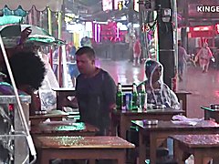 This amateur hidden camera video captures the horny bargirls and ladyboys of Bangkok`s red l...