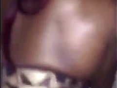 This steamy ebony trans thug video features a blacked bootyhole getting fucked and creamed, ...