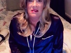 This mature MILF Dakota shows off her skills as she masturbates and cums hard, giving viewer...