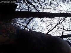 This outdoor fuck video features a hot couple getting naughty in the great outdoors, with pa...