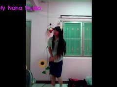 This sizzling compilation video from Famfy Nana Studio features Asian teen ladyboys getting ...