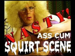 This mature crossdresser video features a cumshot finish as they pleasure themselves with a ...