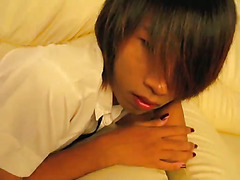 This solo teen Asian ladyboy video features a young transsexual exploring her sexuality in a...